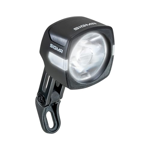 Sigma Eox Fl 100 | Iluminación Para E-Bikes | Luz Delantera E-Bike Con 100 Lux Y Led Osram | Instalación En Pocos Pasos | Visibilidad Lateral