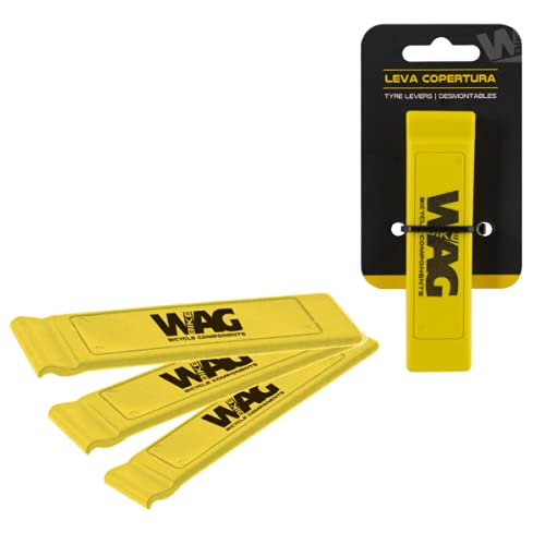 Wag Kit 3 Pz Leva Coperture Piatto In Plastica, Colore Giallo.