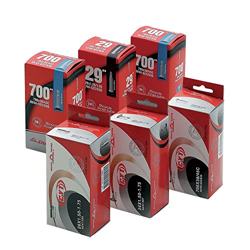 Chaoyang 27,5X2, Inner Tube, 10-2,25 Removable Presta Valve 48Mm Unisex Adulto, Nero