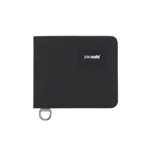 Pacsafe Rfidsafe - Portafoglio Bifold Con Blocco Rfid, Nero Corvino, Taglia Unica, Portafoglio Bifold Con Blocco Rfid Rfid