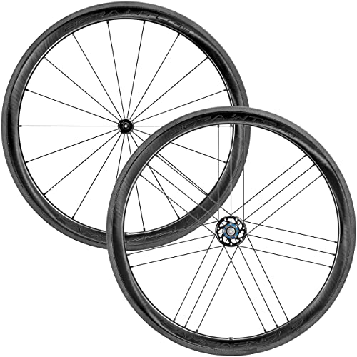 Campagnolo Bora Wto 45 Hg 11V. C/Pattini, Ruote Strada Unisex-Adult, Dark Label Shimano, Pair