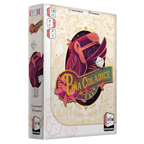 Iello: Pina Coladice - Gioco Da Tavolo Con Dadi Di Strategia, Tema Bevande Giocose, Gioco Per Feste In Famiglia, Età 8+, 2-4 Giocatori, 10 Minuti