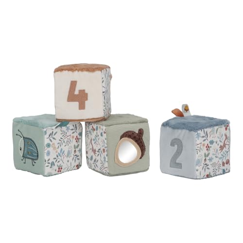 Little Dutch 8916 Activity - Cubo In Tessuto, Motivo: Forest Friends
