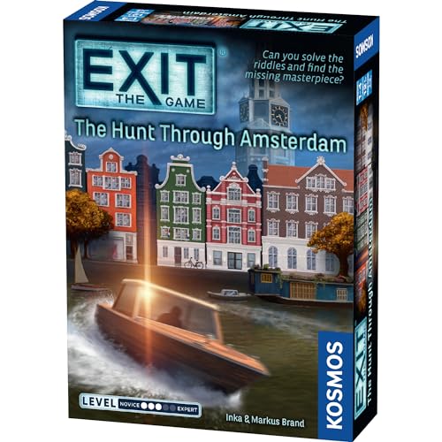 Exit The Game - La Caccia Di Amsterdam | Escape Room | Giochi Cooperativi | 1+ Giocatori | Età 5-7 | Giochi Di Pensiero | Invasione D'Arte | Età 12 +