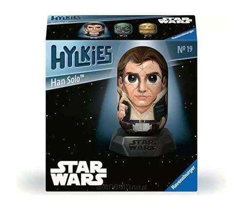 Ravensburger Hylkies: La Nuova Serie Assemblare. Personaggio #19 – Han Solo – Per Tutti I Fan Di Star Wars – Costruire, Innamorarsi, Collezionare, 120