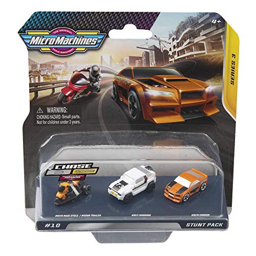 Grandi Giochi Micro Machines 3 Veicoli Serie 2, Modelli Assortiti, Mcm08000