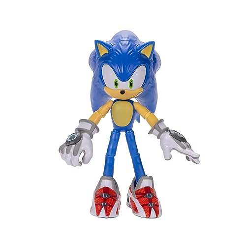 Sonic Prime – Action Figure Articolata E Alta 13 Cm Di Sonic, Con Oltre 12 Punti Di Articolazione Ed Estremamente Dettagliata. Direttamente Dalla Seri