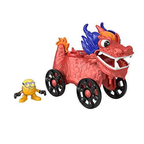 Fisher Price, Imaginext Minions: Rise Of Gru Dragon Disguise Playset , Dreamworks, Esclusivo Amazon