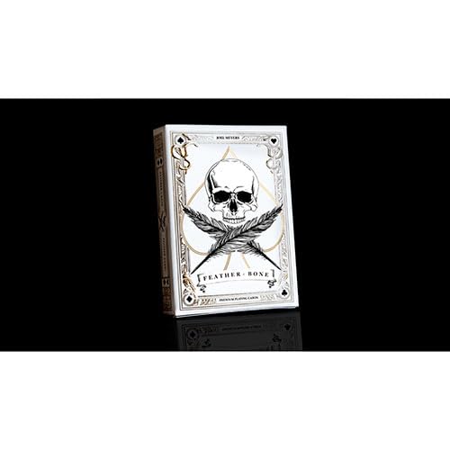Solomagia Mazzo Di Carte Feather & Bone: The White Cobra'S (Limited Edition) Playing Cards By Joel Meyers