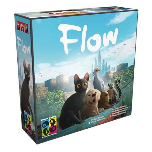 Brain Games - Flow - Giochi Cooperativi Ispirati Al Film D'Animazione Multi-Premiato Con Lo Stesso Nome - Aiuta Gli Animali A Sconfiggere La Loro Paur
