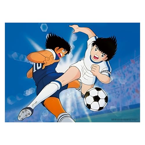 Ravensburger - Puzzle 500 Pezzi: 80S-Holly&Benji, Puzzle Adulti E Bambini +14 Anni, Puzzle Con Foto, Regalo Per Lui E Per Lei, 49X36Cm