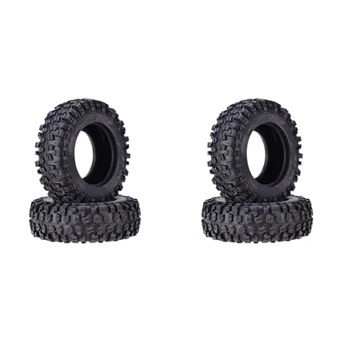 Rieder 4Pcs Gomma Pneumatici Ruota Pneumatico Per 12428 12428-A/B/C 12423 1/12 Rc Auto Pezzi Di Ricambio Sostituire,