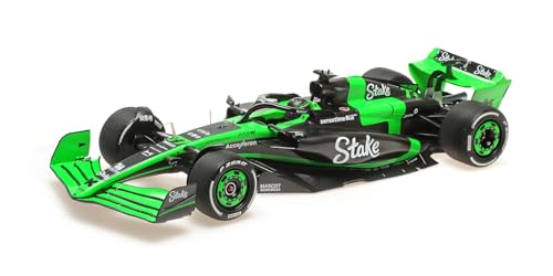Minichamps 117240177 Stake F1 Team Kick Sauber C44 Valtteri Bottas San Marino Gp 2024 - Scala 1/18 - Auto In Miniatura Da Collezione