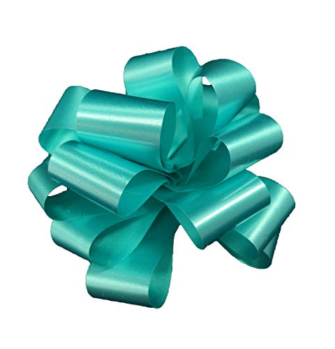 Star 50 Fiocchi Rapidi Blu Tiffany Autotiranti Da 31 Mm, Per Decorazioni Addobbi Feste Compleanni Matrimonio Cerimonie Battesimo Nascita Bambino (Cocc