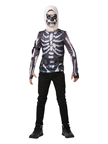 Rubie'S - Kit Costume Ufficiale Di Milite Teschio (Skull Trooper) Di Fortnite, Skin Di Gioco