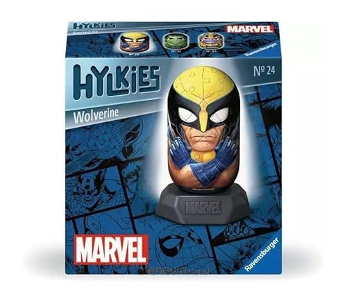 Ravensburger Hylkies: La Nuova Serie Assemblare. Personaggio #24 – Deadpool – Per Tutti I Fan Della Marvel – Costruire, Innamorarsi, Collezionare, 120