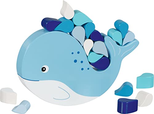 Goki- Gioco Di Equilibrio Balena Giochi Di Abilità, Multicolore, M, 56664