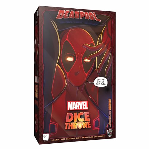 Marvel Dice Throne: Deadpool "Deluxe" Edition, Gioco Di Battaglia Che Rotola I Dadi, Gioca Nei Panni Di Deadpool Con Abilità Uniche, Espansione Autono
