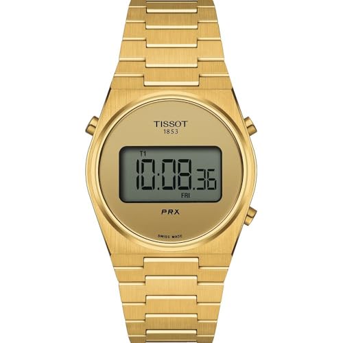 Tissot Orologio Digitale Al Quarzo Svizzero Uomo Con Cinturino In Acciaio Inossidabile T1372633302000