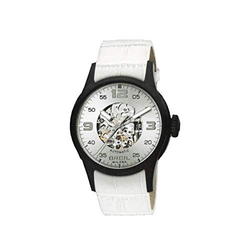 Breil Orologi Bw0275 – Orologio, Cinturino In Pelle Di Agnello, Colore: Bianco