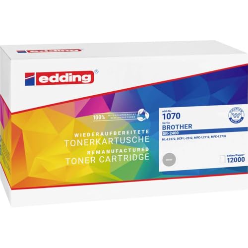 Edding Toner Sostituzione Per Brother Dr-2400 Compatibile Nero 12000 Pagine Edd-1070 18-1070