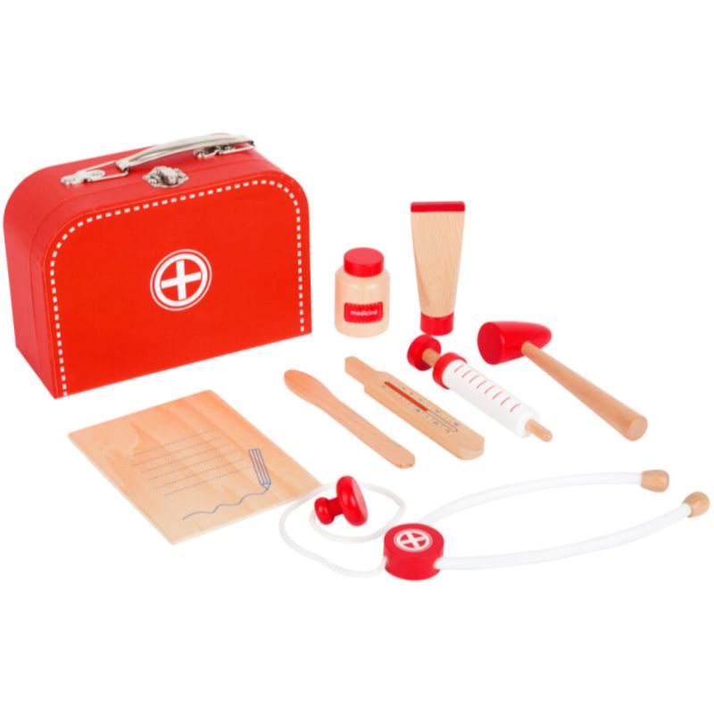 Small Foot Wooden Doctor’S Kit Set Di Giocattoli In Legno 3 Y+ 9 Pz