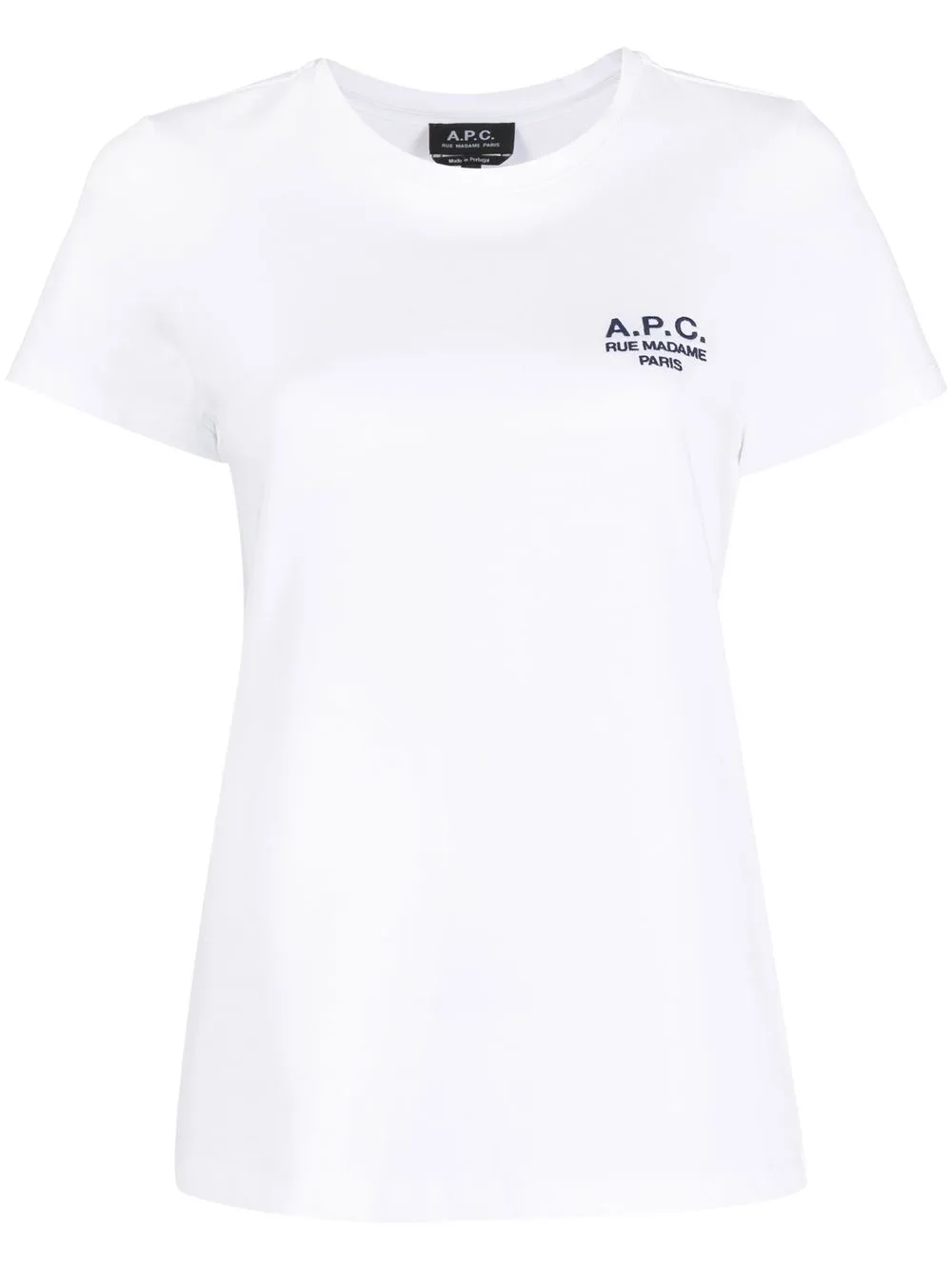 A.P.C. T-shirt con ricamo - Bianco
