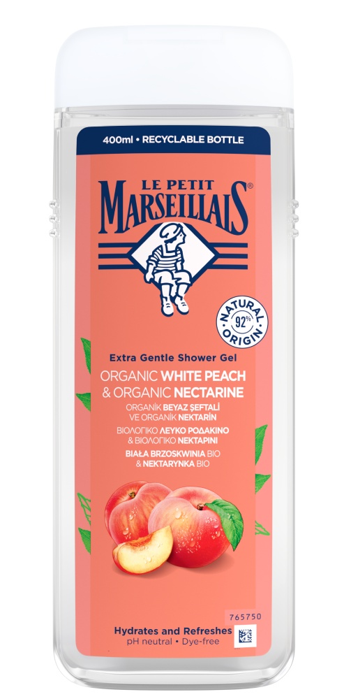 Le Petit Marseillais Gel Doccia BIO Pesca Bianca e BIONettarina 400 ml 400 ml