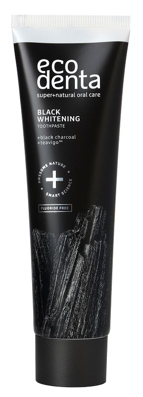 Ecodenta Dentifricio Extra Black Sbiancante con Carbone Vegetale e Teavigo 100 ml 100 ml