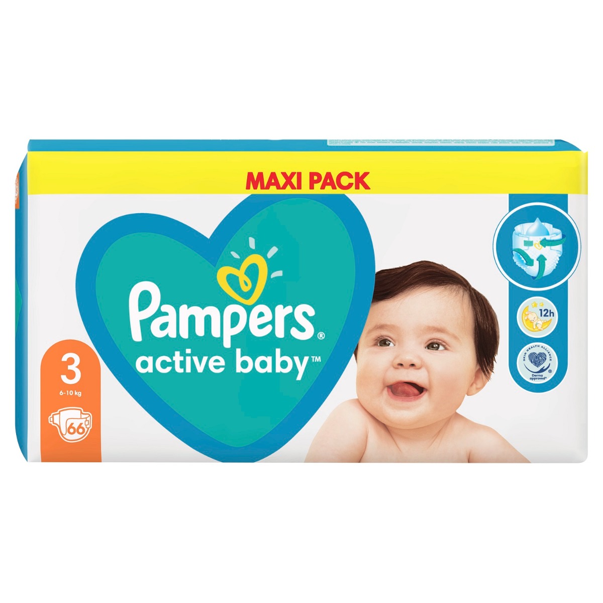 Pampers Active Baby 3 66 pz