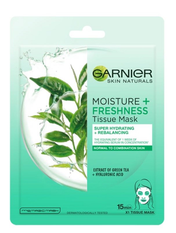 Garnier Skin Naturals Moisture Bomb Maschera Opacizzante in Tessuto 28 g 28 g