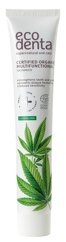 Ecodenta Hemp Oil - Dentifricio Multifunzionale Certificato con Olio di Canapa 75 ml 75 ml