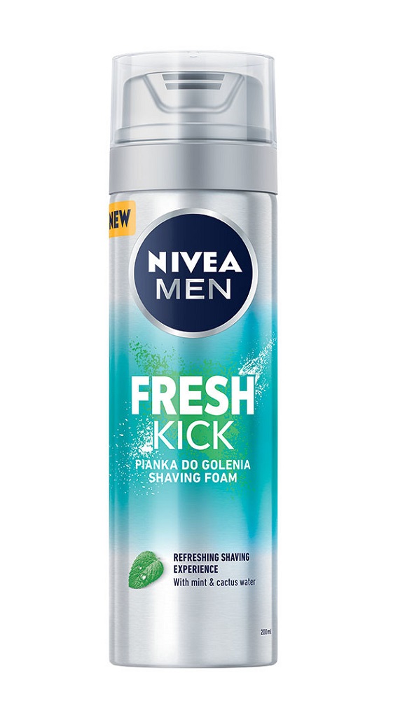 Nivea Men Fresh Kick schiuma da barba 200 ml 200 ml
