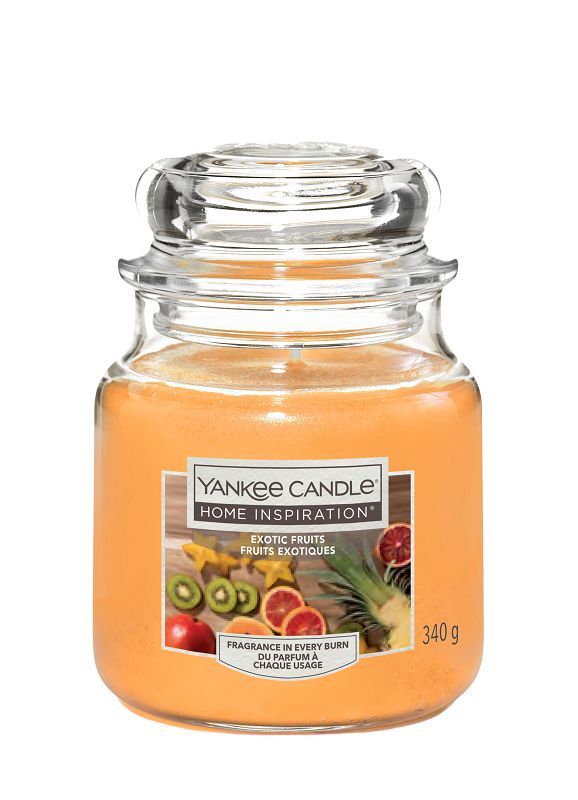Yankee Candle Home Inspiration Candela Media Exotic Fruits 340 g 340 g