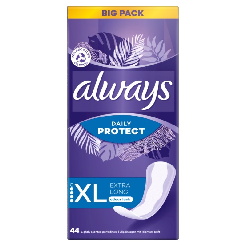 Always Salvaslip Long Plus Trio 44 pz