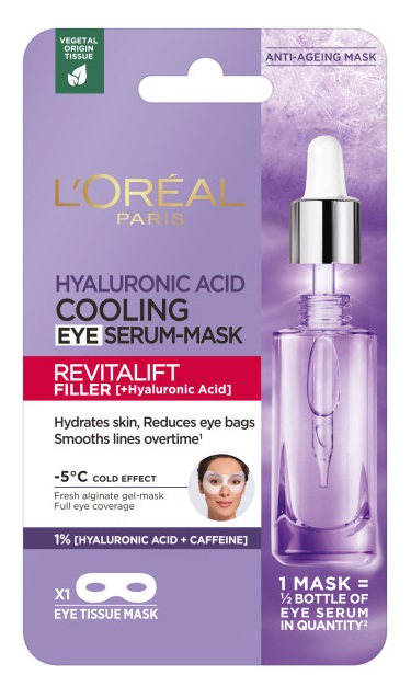 L’Oréal Paris Revitalift Filler Maschera in Tessuto Contorno Occhi 11 g 11 g