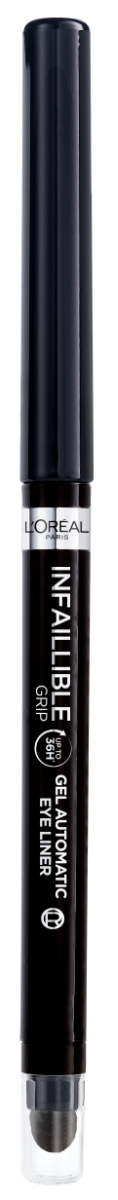 L’Oréal Paris Infaillible Grip Gel Automatic 36H Matita Occhi, Intense Black 5 g Intense Black