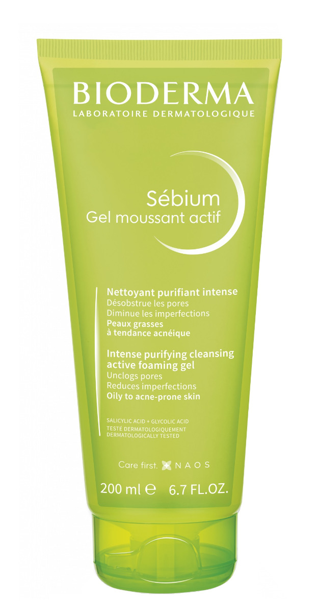 Bioderma Sebium Gel Moussant Actif Active Cleansing Gel 200 ml 200 ml