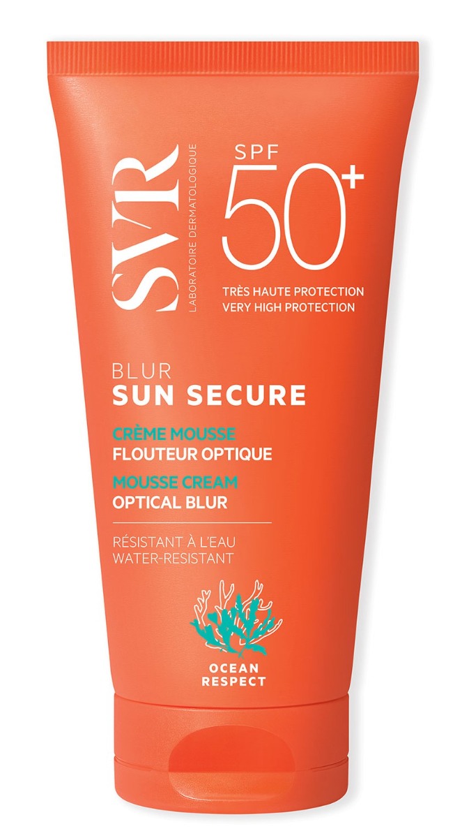 SVR Sun Secure Blur Mousse color pesca SPF 50+ 50 ml 50 ml