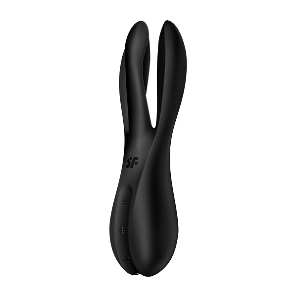 Satisfyer Threesome 2 Black - massaggiatore intimo
