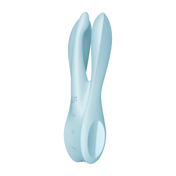 Satisfyer Threesome 1 Light Blue - massaggiatore intimo