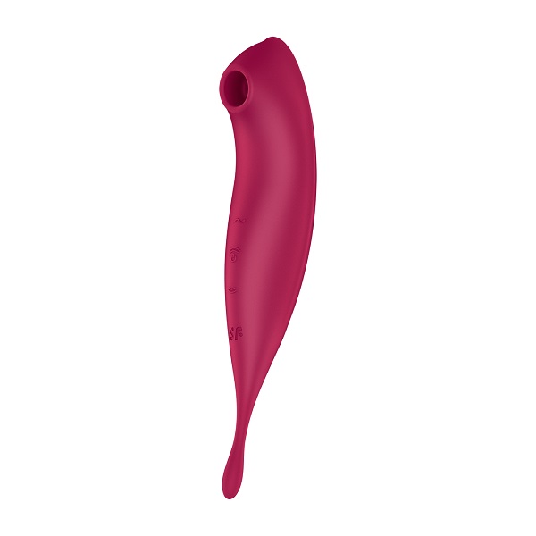 Satisfyer Twirling Pro Connect App Dark Red - massaggiatore intimo
