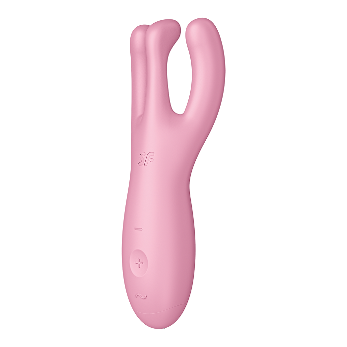 Satisfyer Massaggiatore Threesome 4 Connect App Pink - massaggiatore intimo