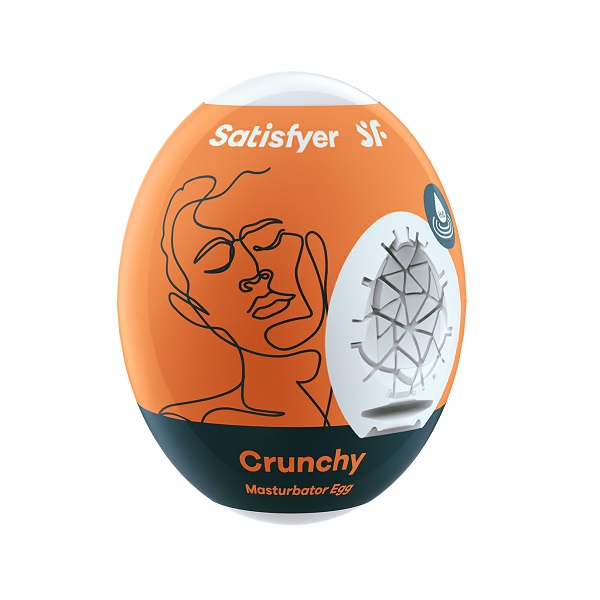 Satisfyer Masturbatore Egg Single Crunchy - masturbatore