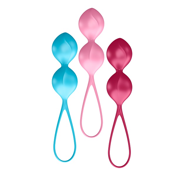 Satisfyer V Balls Set da 3 pz sferette per l'allenamento dei muscoli del pavimento pelvico