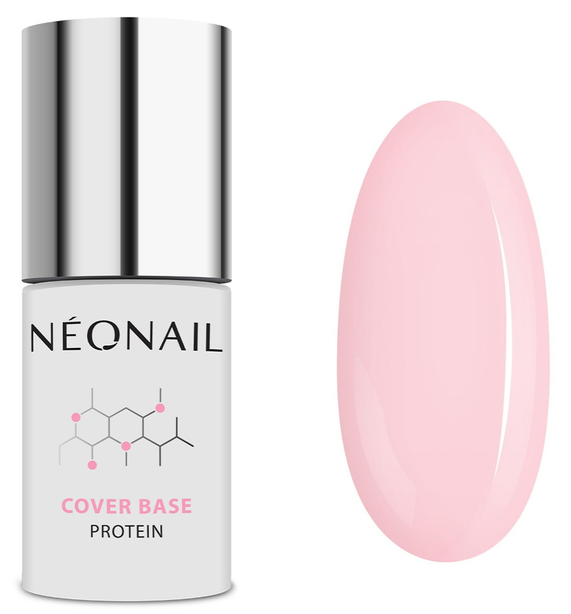 Neonail Cover Base Protein Base Ibrida, Nude Rose 7.2 ml Nude Rose