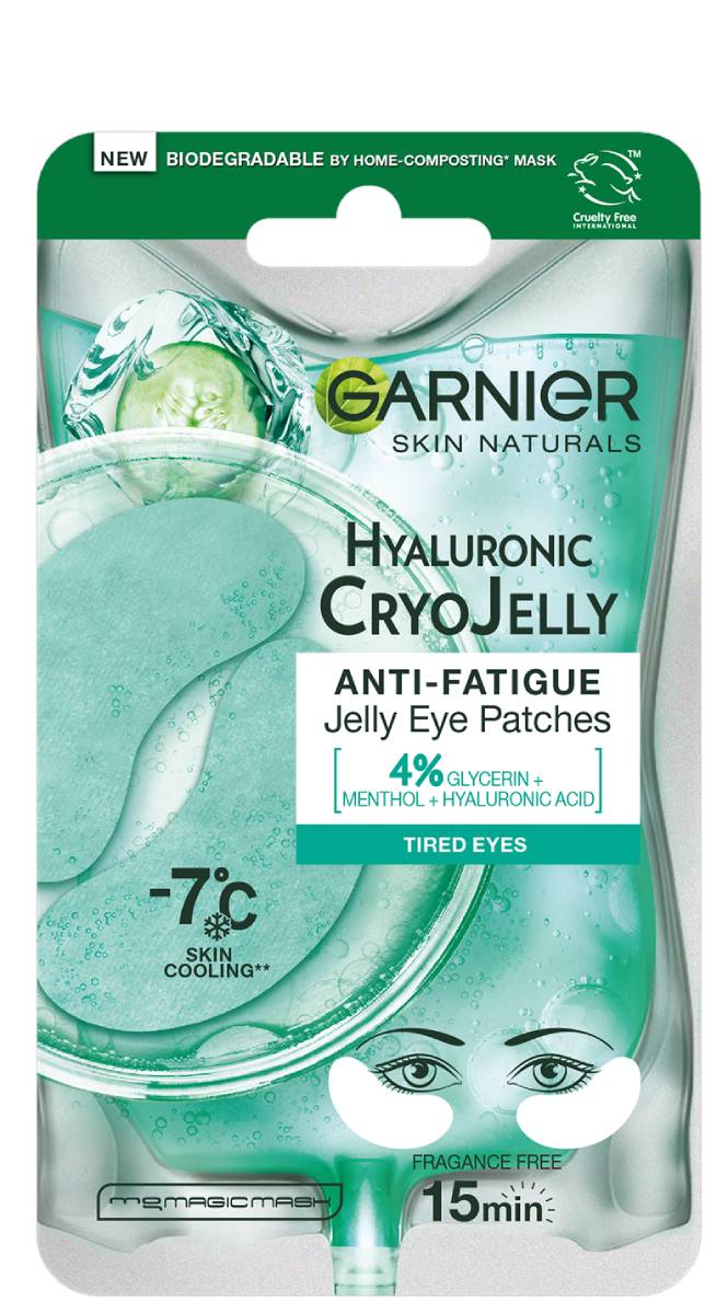 Garnier Skin Naturals Hyaluronic Cryo Jelly Maschera per Occhi 5 g 5 g