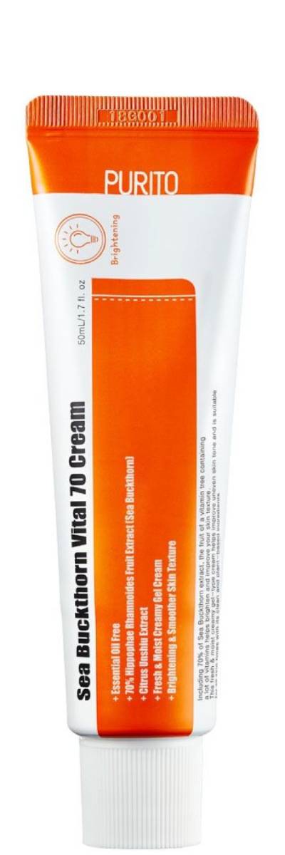 Purito Sea Buckthorn Vital 70 Crema-Gel Rivitalizzante con Estratto di Olivello Spinoso 50 ml 50 ml