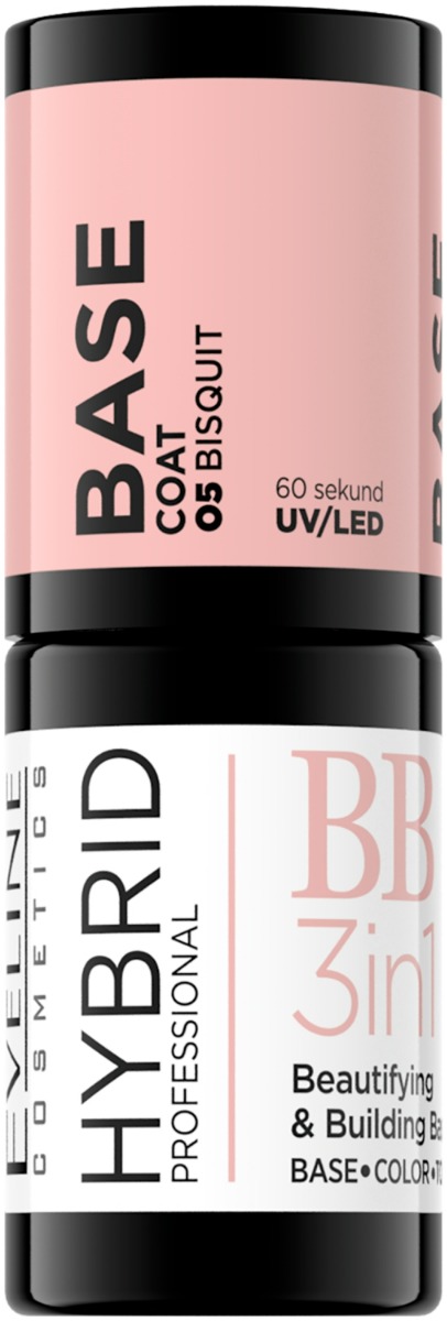 Eveline Hybrid Professional Base 3 in 1 05 Bisquit 5 ml Bisquit