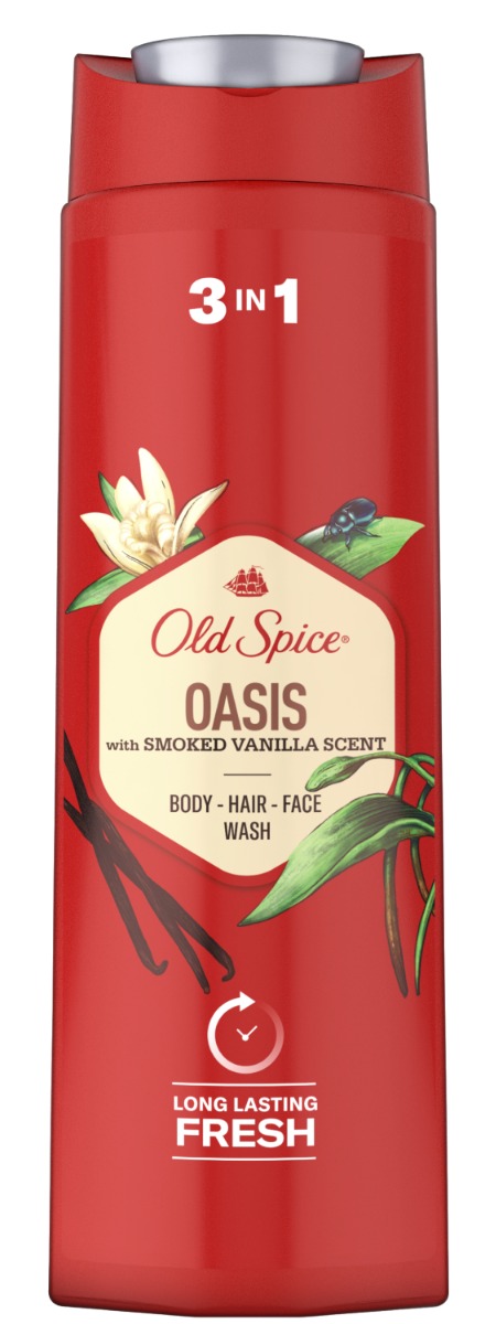 Old Spice Oasis Shampoo Corpo 400 ml 400 ml